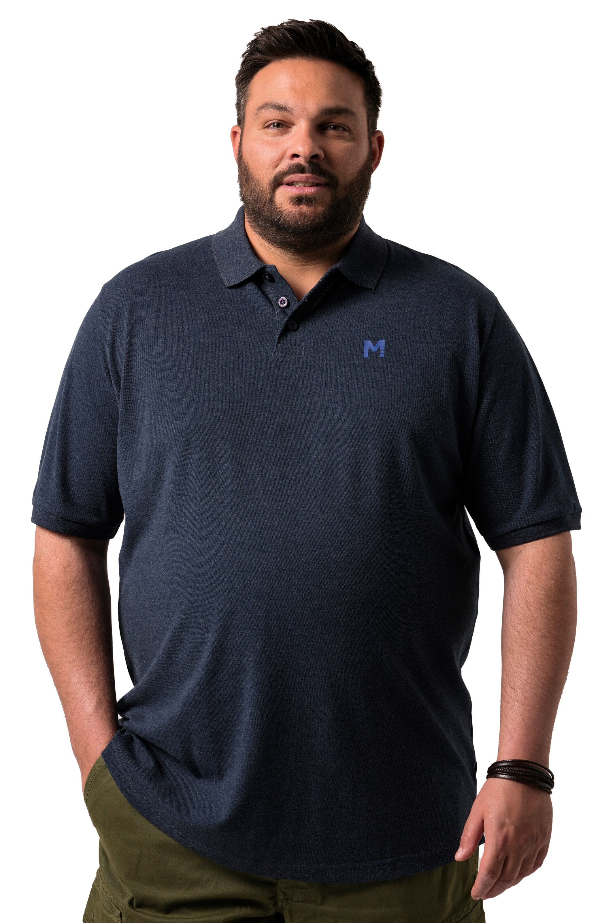 Men Plus Shirt in Blue