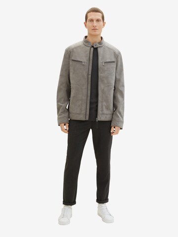 TOM TAILOR Between-Season Jacket in Grey