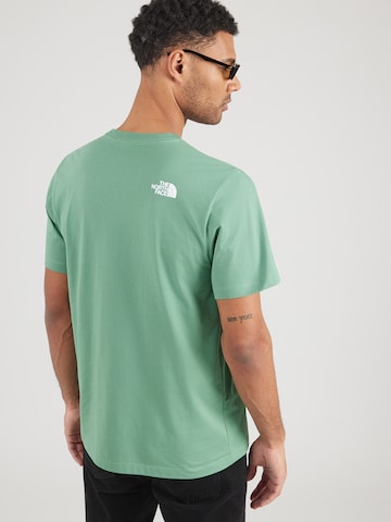 THE NORTH FACE Póló 'EVOLUTION HALF DOME' - zöld