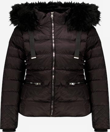 Deeluxe Winterjas 'Ginnie' in Zwart: voorkant