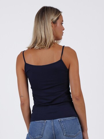 admas - Top 'ADMAS Camiseta Tirante Escote Lentejuelas para Mujer' en azul