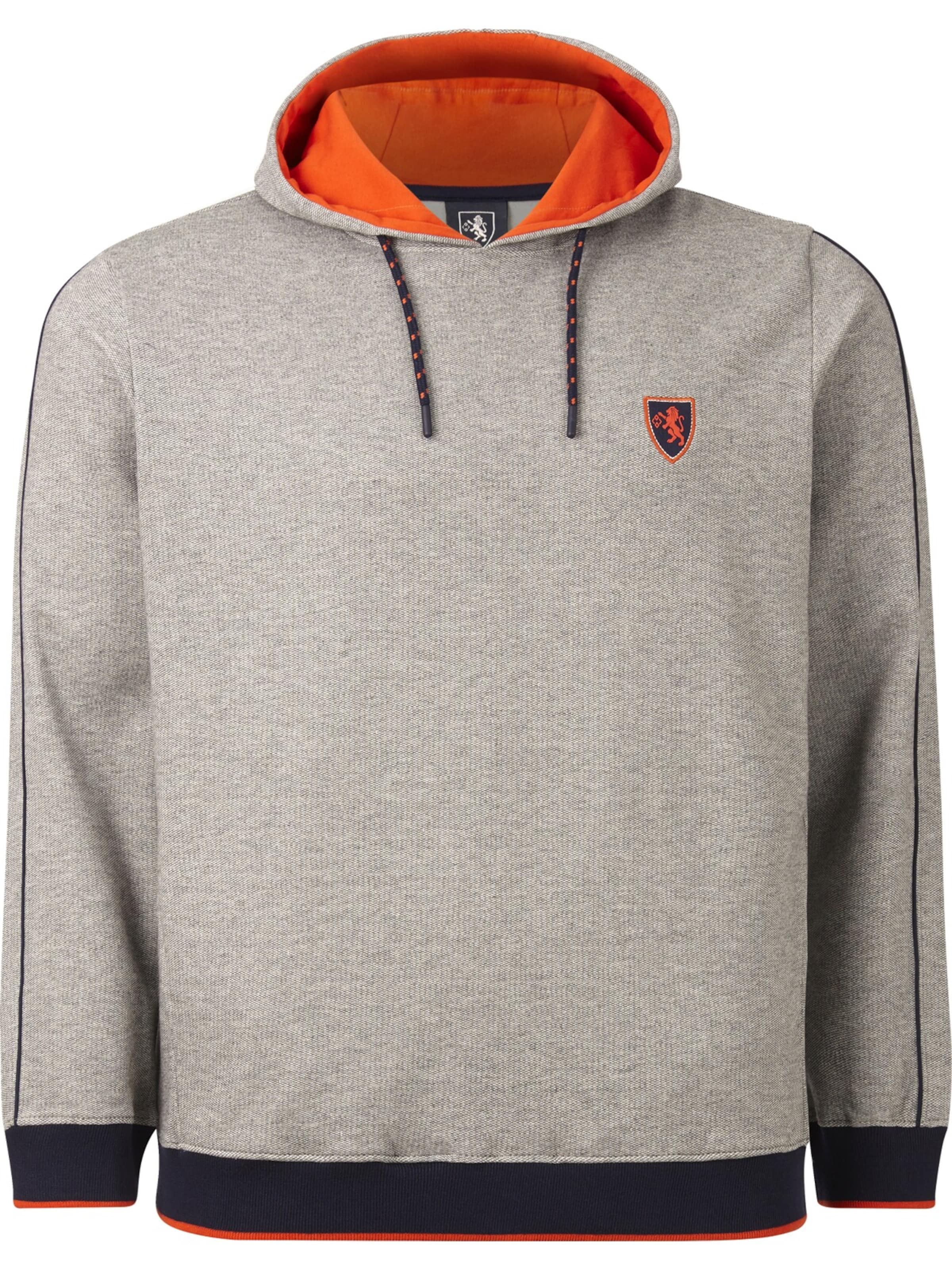 Charles Colby Sweatshirt ' Earl Marcas ' in Grau: Vorderseite