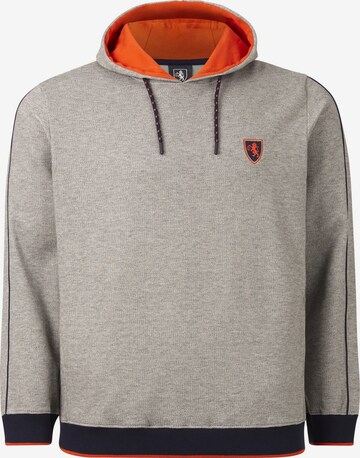 Charles Colby Sweatshirt ' Earl Marcas ' in Grijs: voorkant