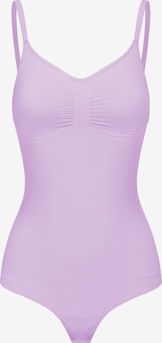 cfab (formerly creamy fabrics) - Body moldeador 'Sculpting Shapewear mit String' en lila: frente