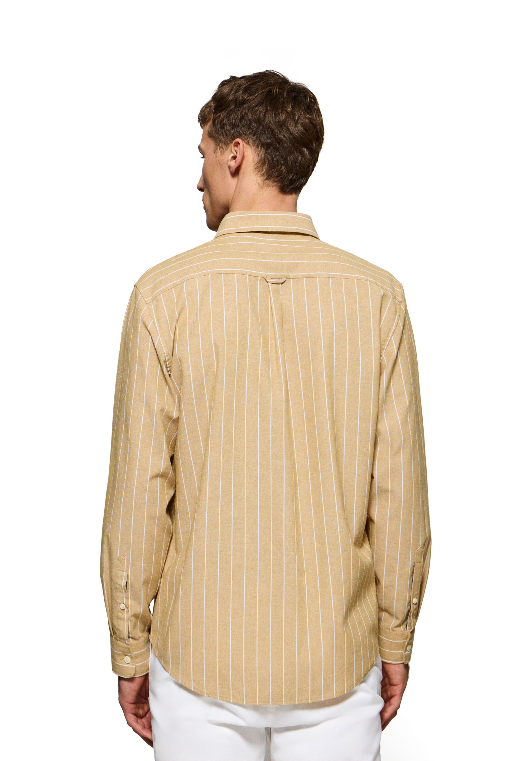 Polo Club Regular fit Button Up Shirt in Beige