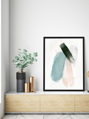 Liv Corday Image 'Watercolor Geometric Abstract' in Black