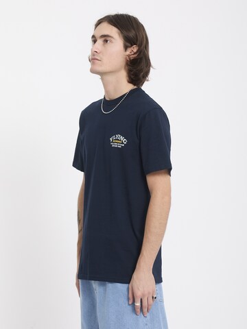 Volcom T-Shirt 'FLYING MACHINE ' in Blau