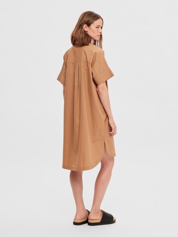 SELECTED FEMME Blousejurk in Beige