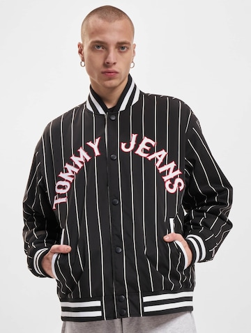 Giacca di mezza stagione di Tommy Jeans in nero: frontale