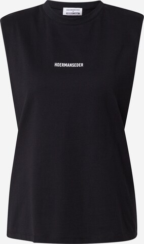 Hoermanseder x About You Top 'Josy' in Black: front