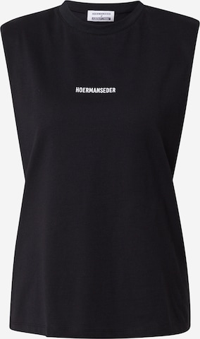 Hoermanseder - Top 'Josy' en negro: frente
