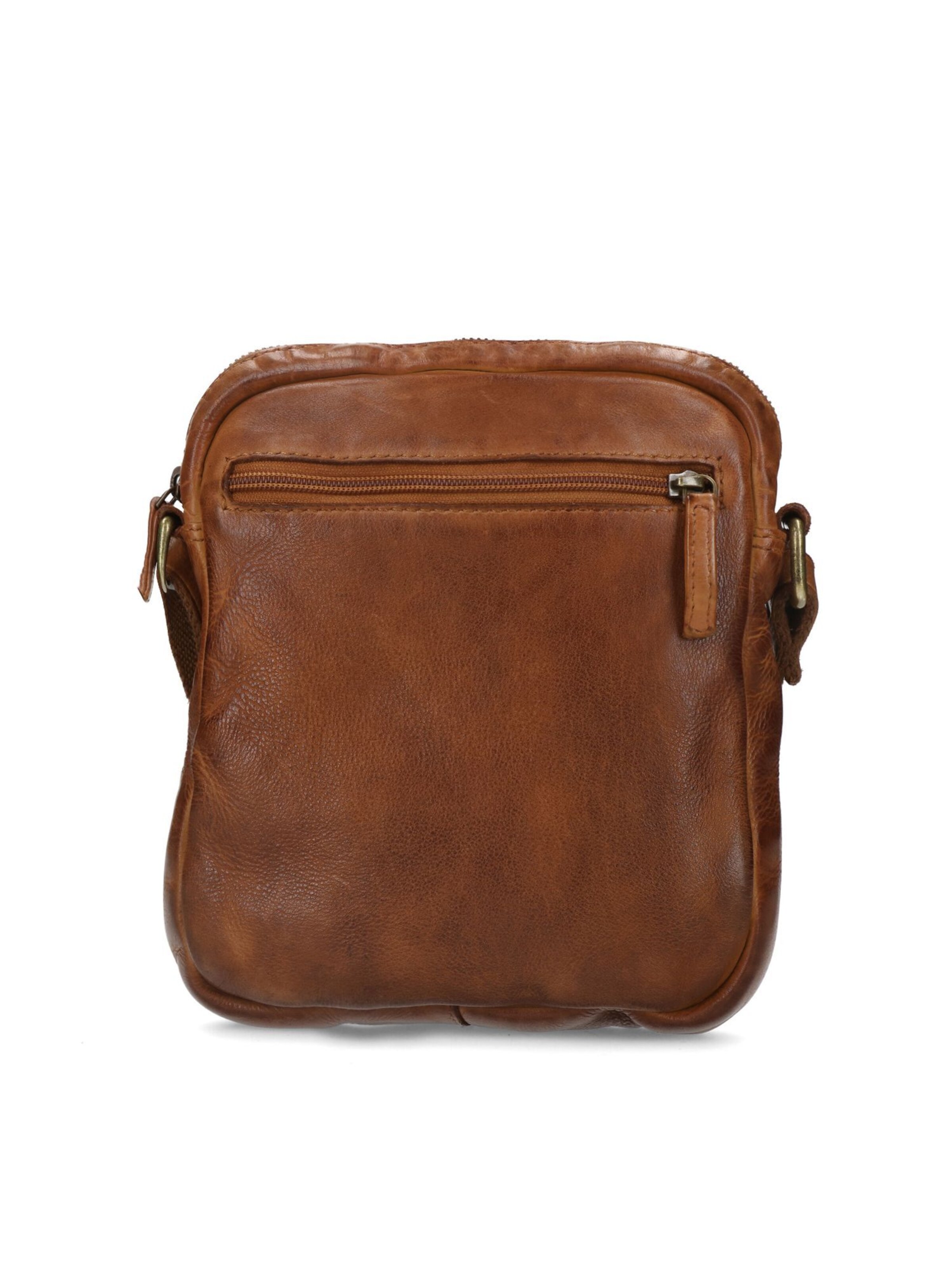 MANFIELD Umhängetasche in Braun