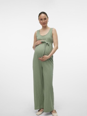 MAMALICIOUS Jumpsuit in Groen: voorkant