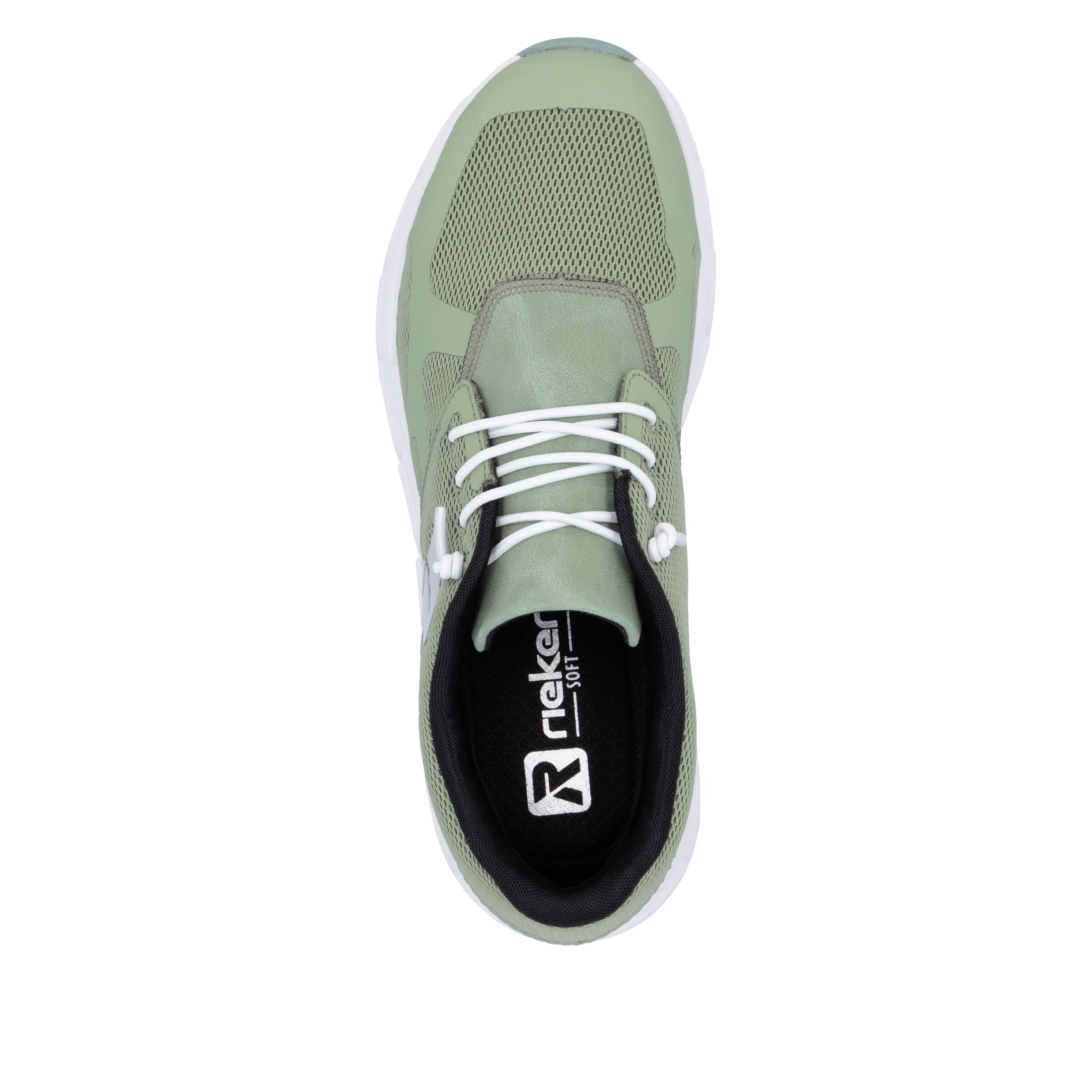 Baskets basses Rieker Sport en vert