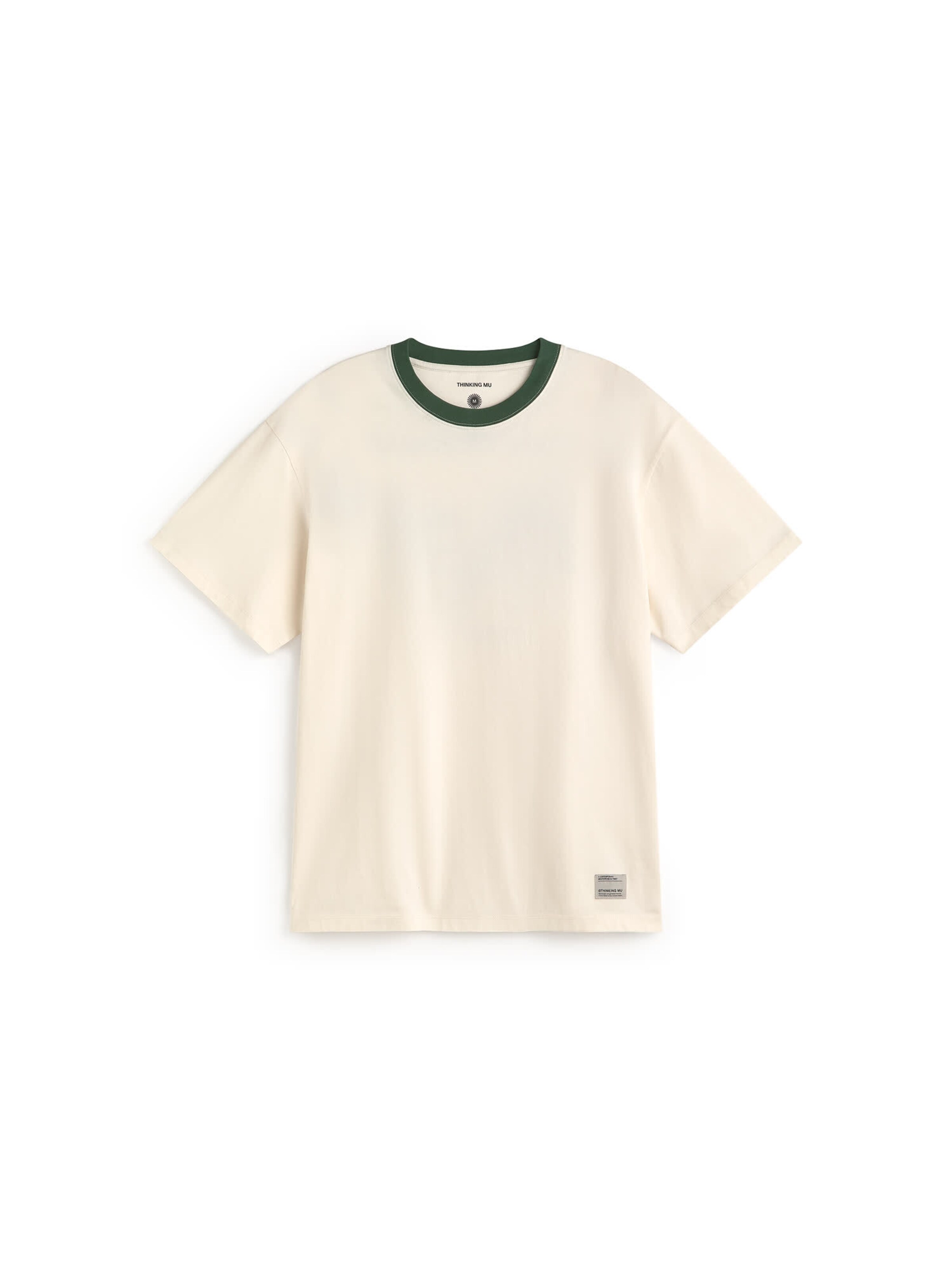 Thinking MU T-Shirt 'Aaron' in Weiß: Vorderseite