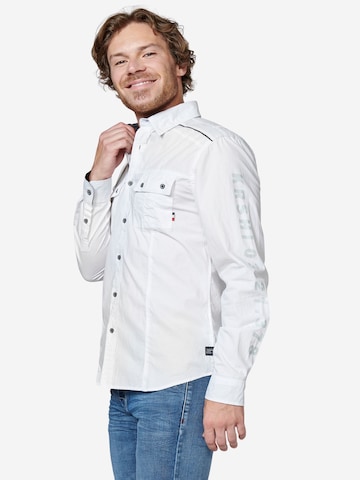 KOROSHI Regular Fit Shirt in Weiß: predná strana