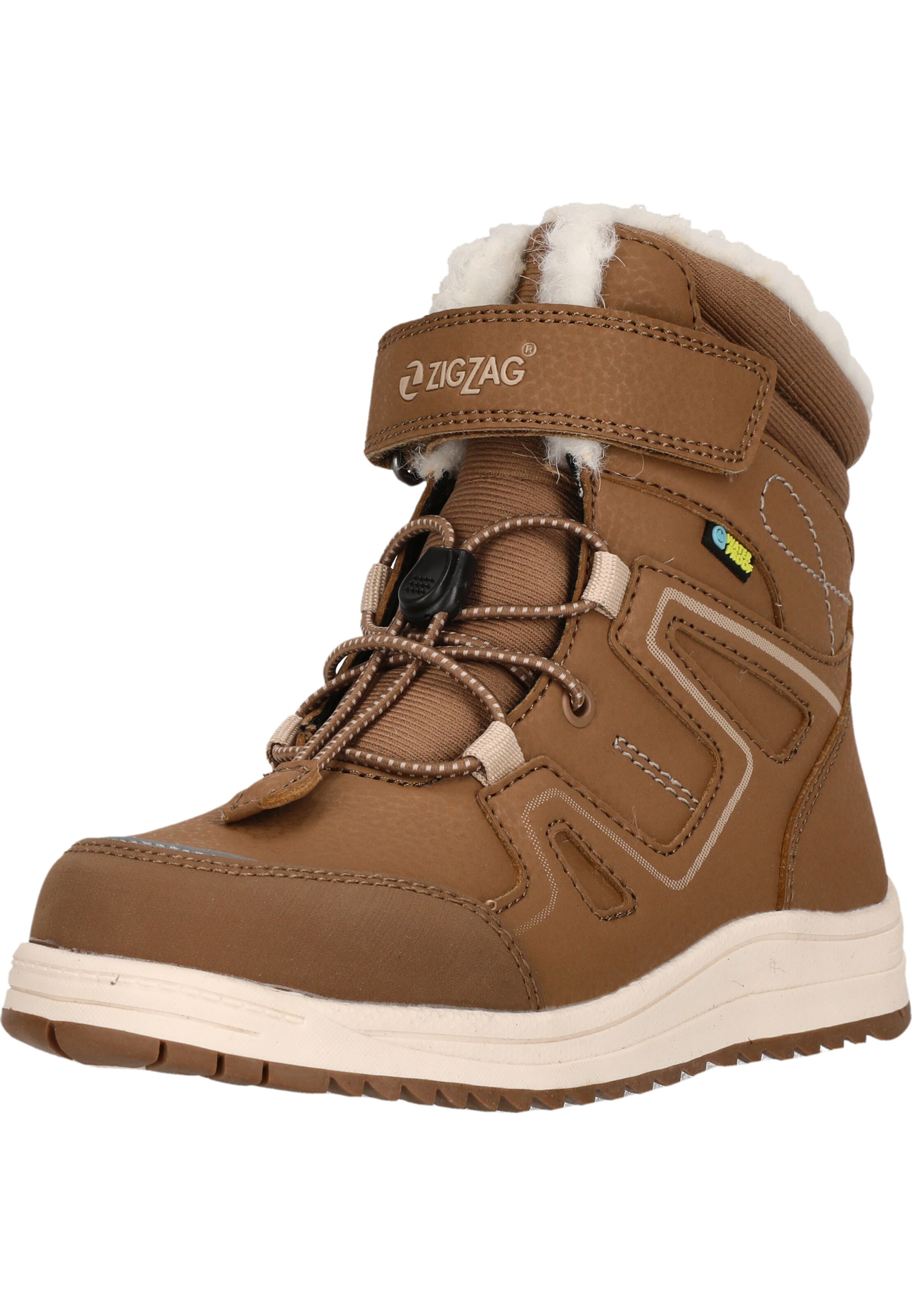 ZigZag Snow boots 'Rincet' in Brown: front
