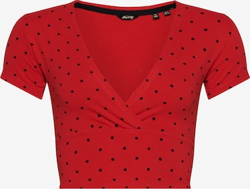 Superdry Shirt in Rood: voorkant