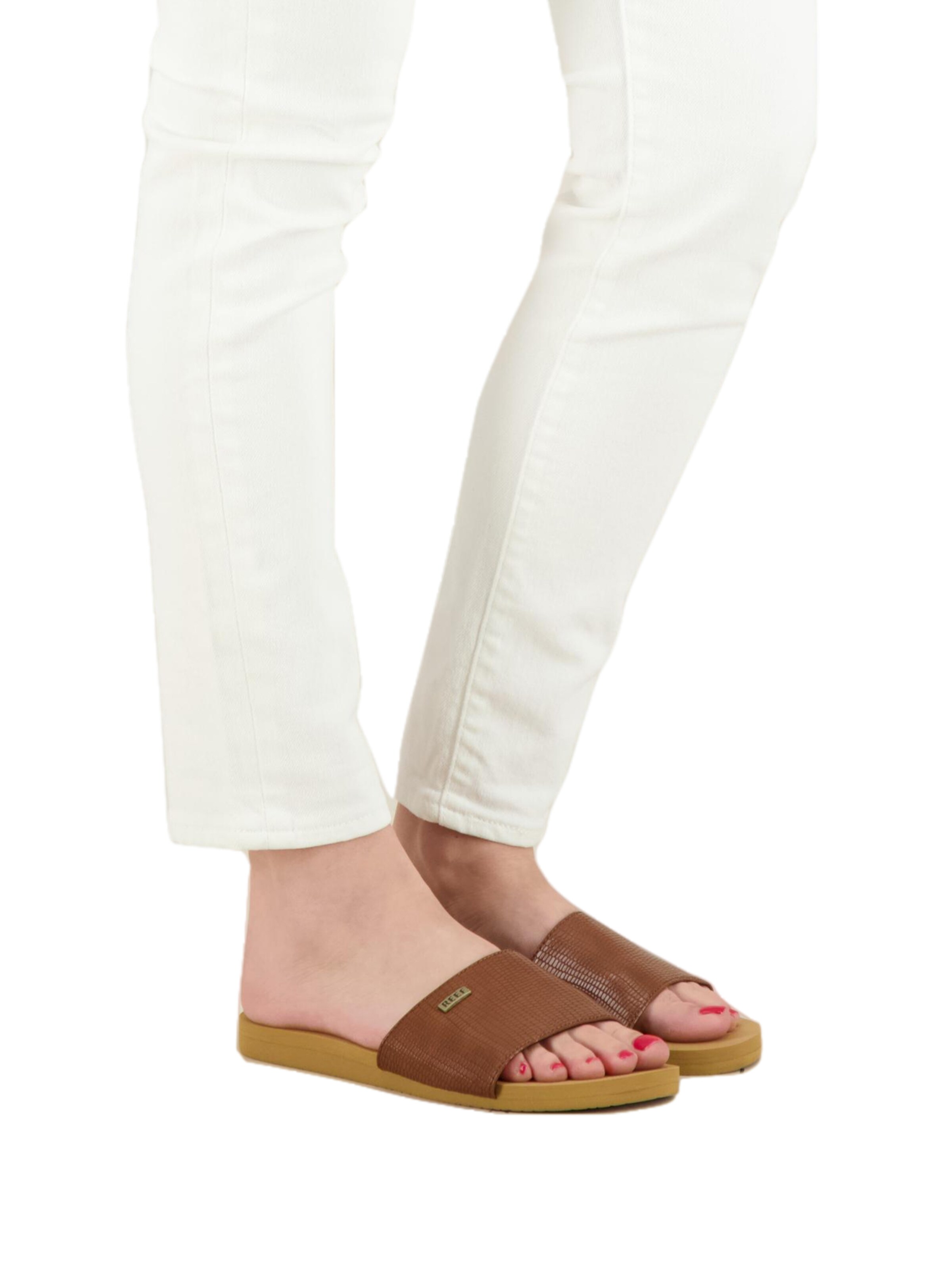 Mule 'Bliss Nights' REEF en marron : devant