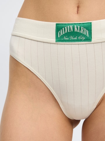 String Calvin Klein Underwear en blanc