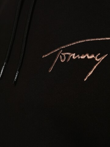 Tommy Jeans Mikina – černá