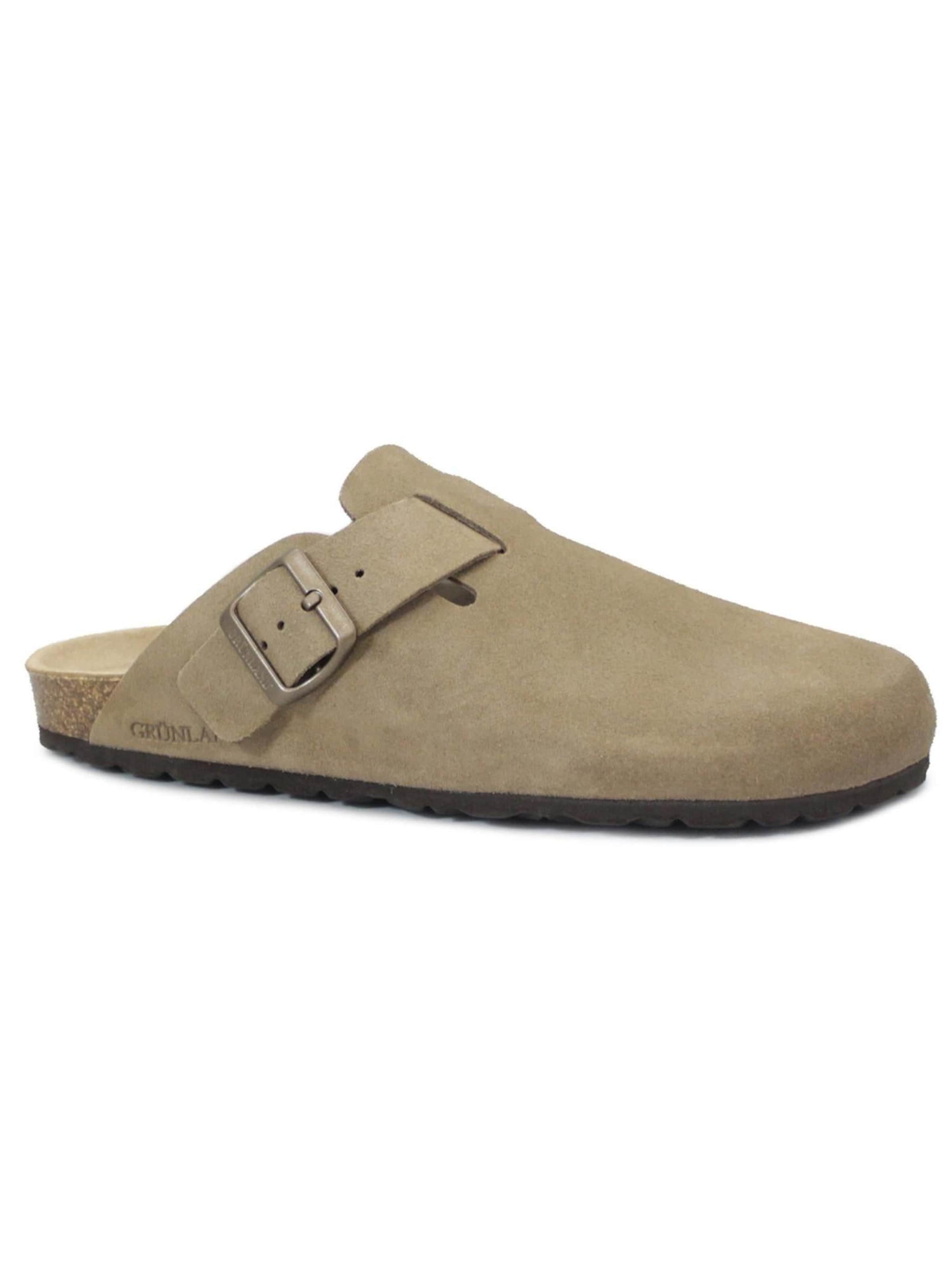 Grunland Slippers in Beige: front