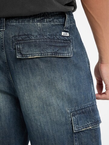 GUESS Baggy Cargo Jeans in Blue