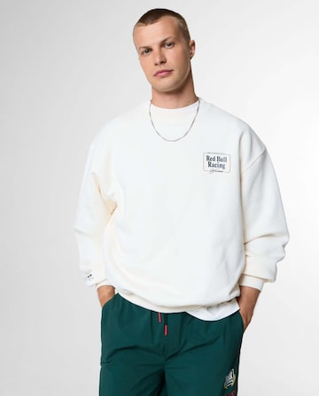 Pull-over Red Bull Racing x Pepe Jeans en blanc : devant