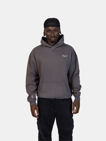 Crystal Paris Sweatshirt 'Arc'‌‌‌‌‌ in Grau: Vorderseite