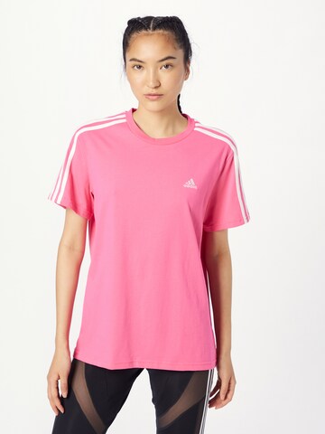 ADIDAS SPORTSWEAR Sportshirt 'Essentials' in Pink: predná strana