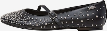Pepe Jeans Ballet Flats with Strap 'Diane' in Black: front