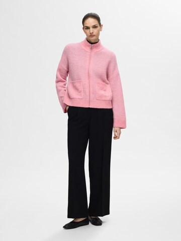 SELECTED FEMME Knit cardigan in Pink