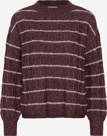 Kaffe Pullover 'KASirens' in Braun: Vorderseite
