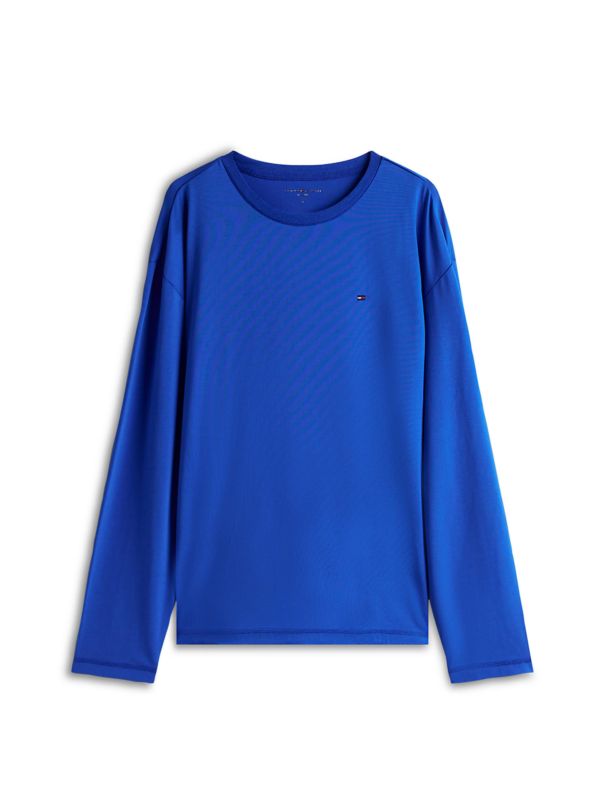 TOMMY HILFIGER Long Pajamas in Blue