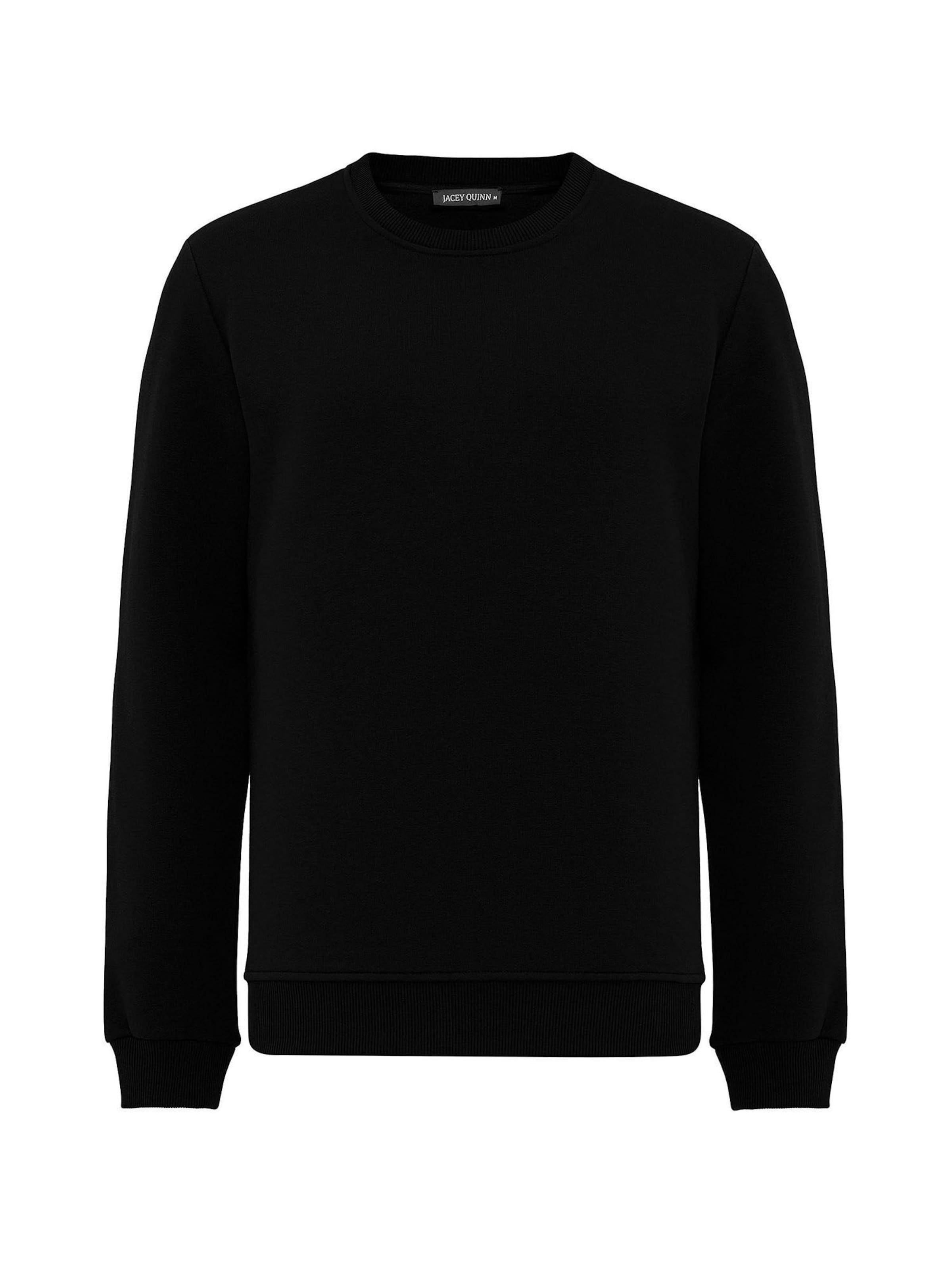 Jacey Quinn Sweatshirt 'Edrian' in Black: front