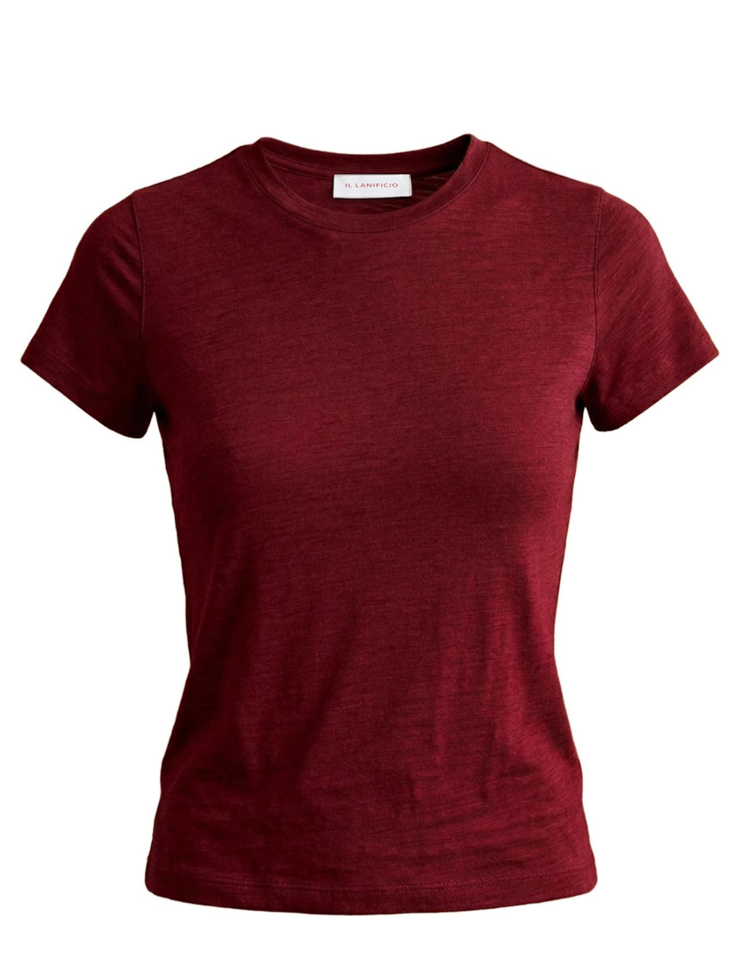 Il Lanificio Shirt in Red: front