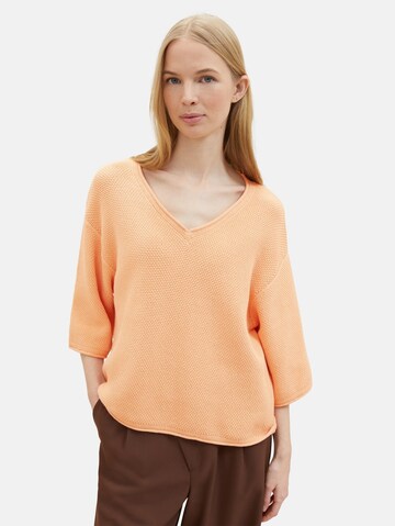 TOM TAILOR Sweater in Orange