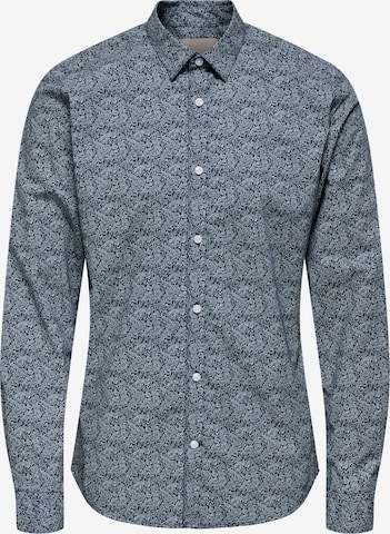Camicia 'ONSSANE' di Only & Sons in blu: frontale