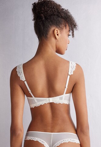 INTIMISSIMI Triangel BH 'Pretty Flowers' in Weiß