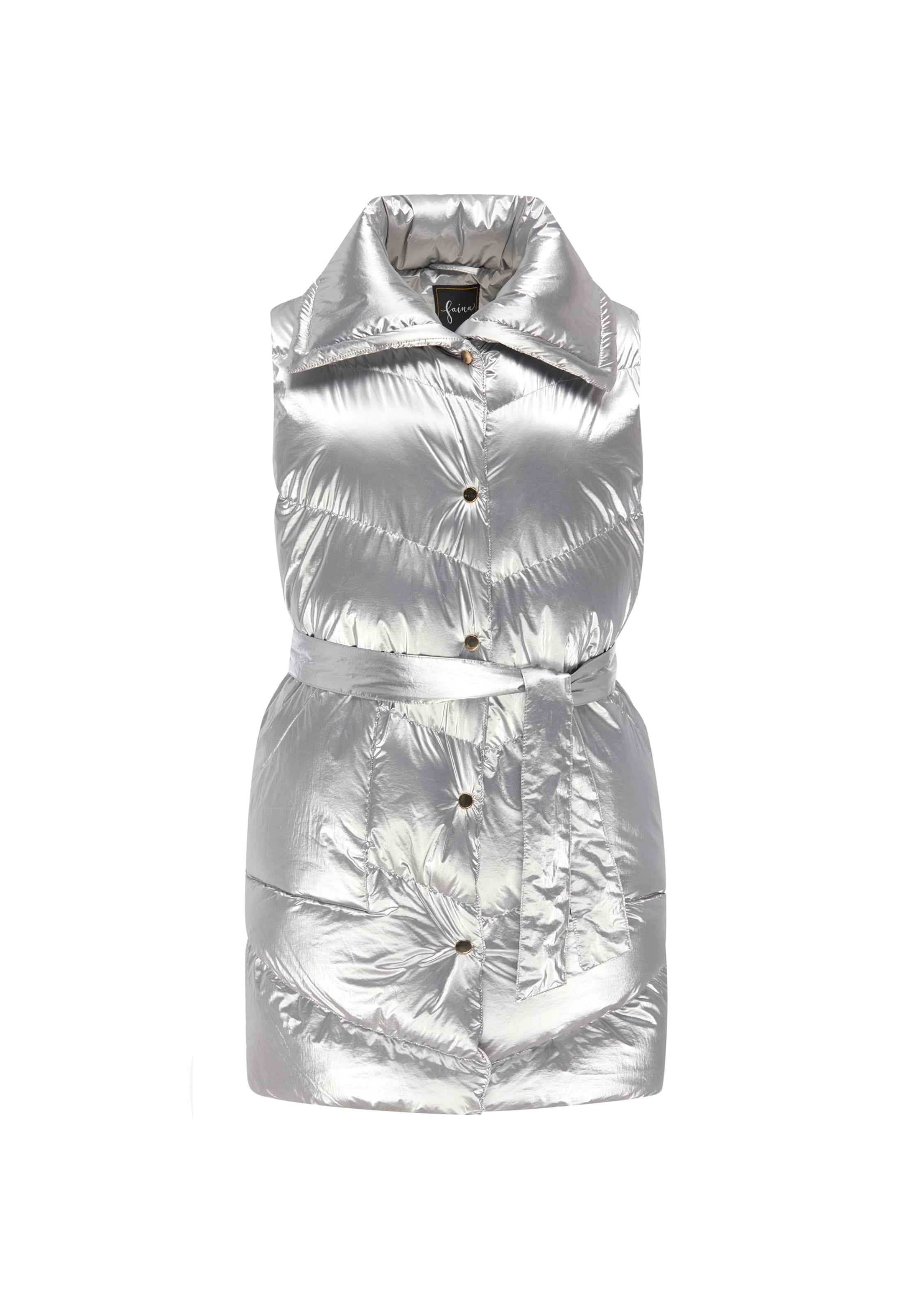 faina - Chaleco en plata: frente