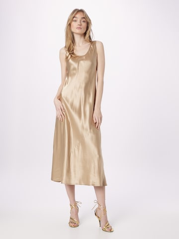 Max Mara Leisure Cocktailjurk '3CAPUA' in Goud: voorkant