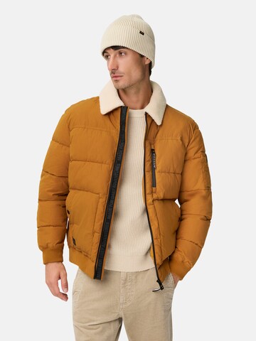 CAMEL ACTIVE Φθινοπωρινό και ανοιξιάτικο μπουφάν σε κίτρινο: μπροστά