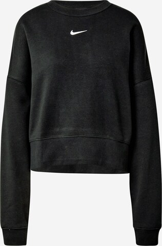 Sweat-shirt Nike Sportswear en noir : devant