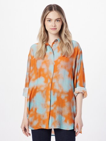 Samsøe Samsøe Blouse in Blauw: voorkant