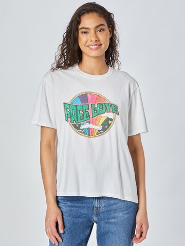 BDG Urban Outfitters Shirt in White: front