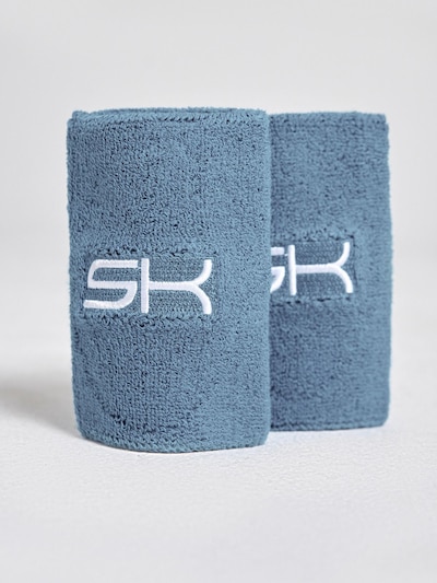 SPORTKIND Bandeau de transpiration 'Large' en One Size en gris fumé, Vue avec produit