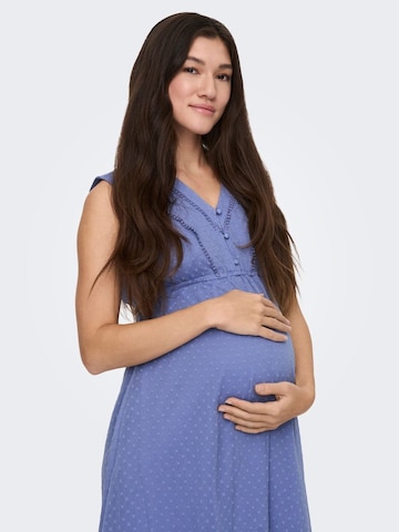 Only Maternity Kleid in Blau