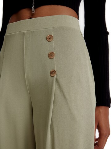 Wide leg Pantaloni 'Jamie' di EDITED in verde