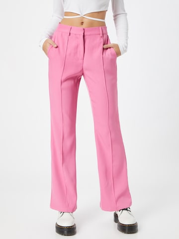 Loosefit Pantaloni 'TEXAS' di NÜMPH in rosa: frontale
