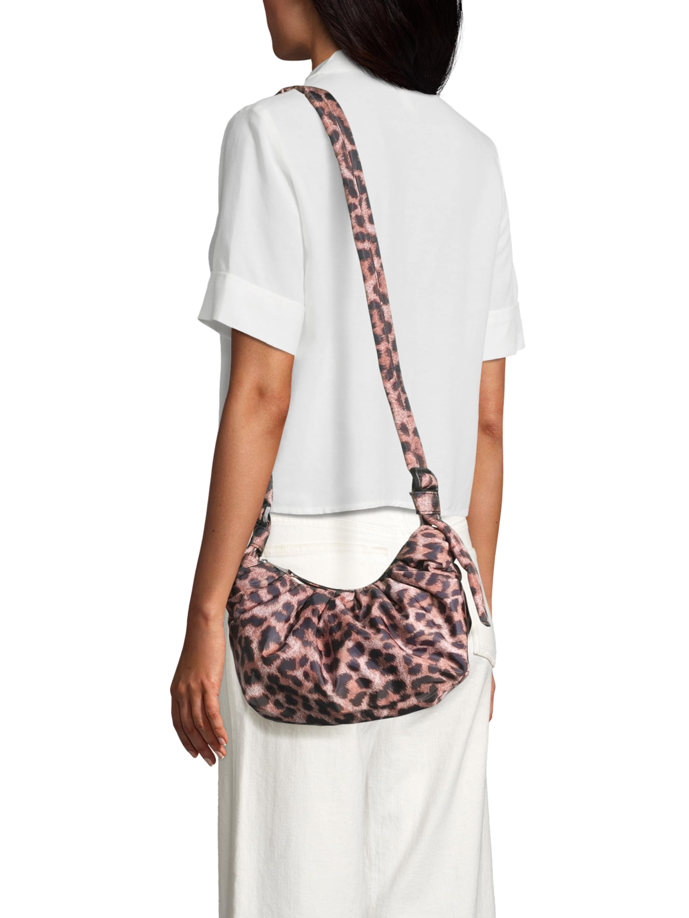 TOPSHOP Taška cez rameno 'Cian' - Hnedá: predná strana